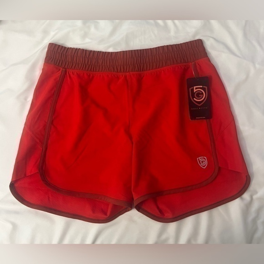 Nwt Goal Five Women’s Red Fast & Free Training Shorts Size Small